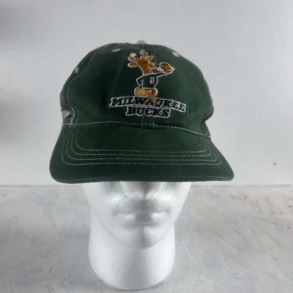 SkyHigh Milwaukee Bucks NBA Basketball Hat Cap BMO Harris Bank #8 Adjustable - Picture 2 of 11